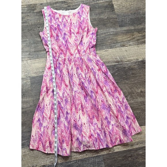 Modcloth Myrtlewood Pin Up Small Retro Pink Purple Dress Size XS - Picture 11 of 12